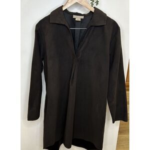 Mark And Graham Women‎ Dark Brown Color Casual Dress Size L